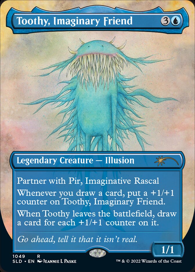 Toothy, Imaginary Friend (Borderless) [Secret Lair Drop Series] | Jomio and Rueliete's Cards and Comics