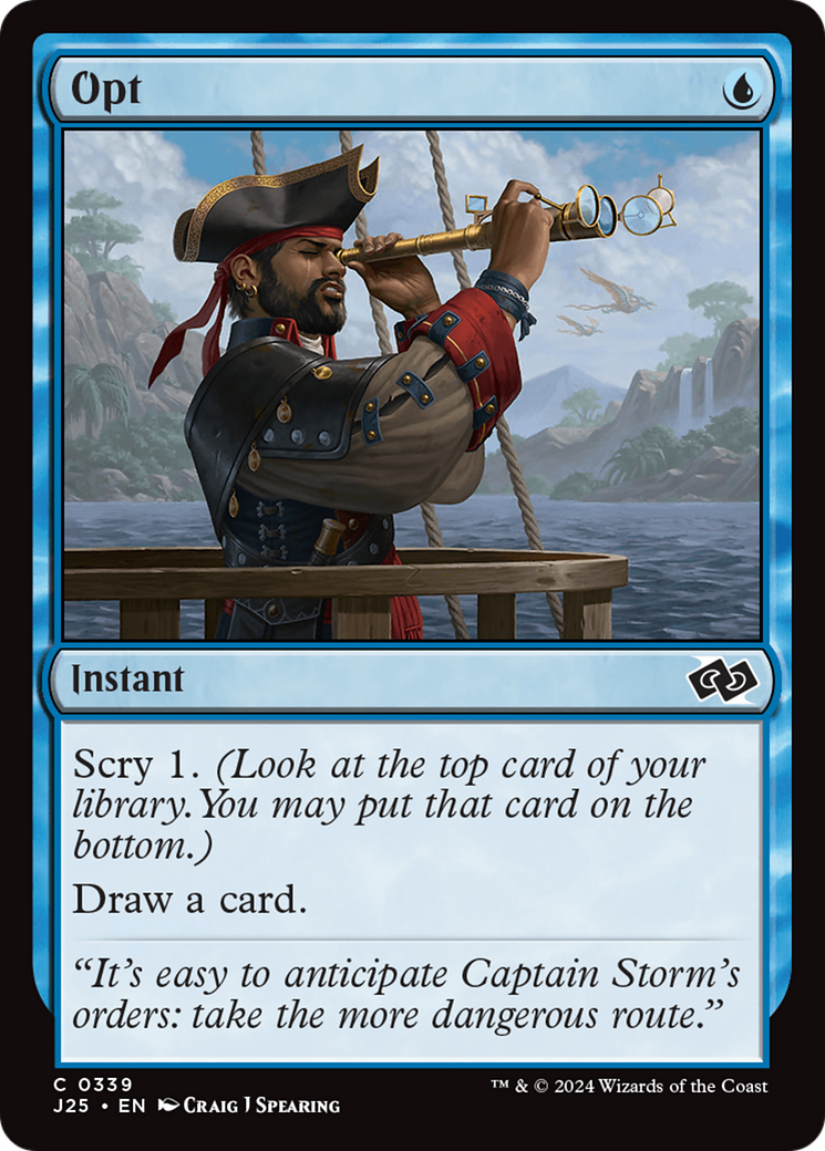 Opt [Foundations Jumpstart] | Jomio and Rueliete's Cards and Comics