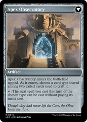 Eye of Ojer Taq // Apex Observatory [The Lost Caverns of Ixalan Commander] | Jomio and Rueliete's Cards and Comics