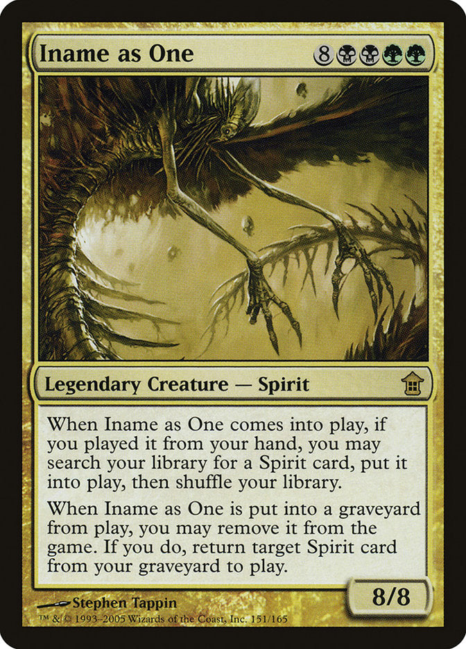 Iname as One [Saviors of Kamigawa] | Jomio and Rueliete's Cards and Comics
