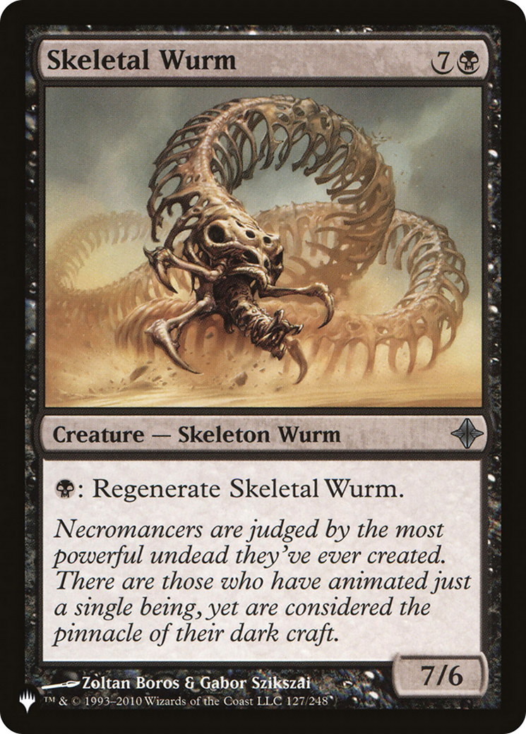 Skeletal Wurm [The List] | Jomio and Rueliete's Cards and Comics