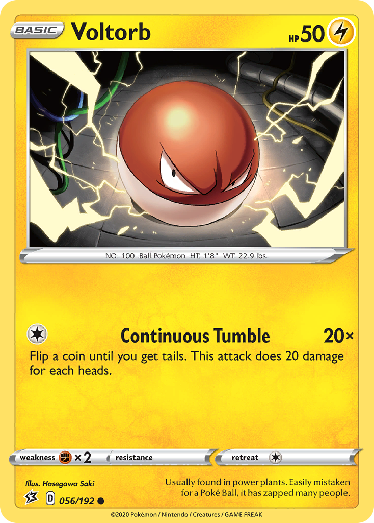 Voltorb (056/192) [Sword & Shield: Rebel Clash] | Jomio and Rueliete's Cards and Comics