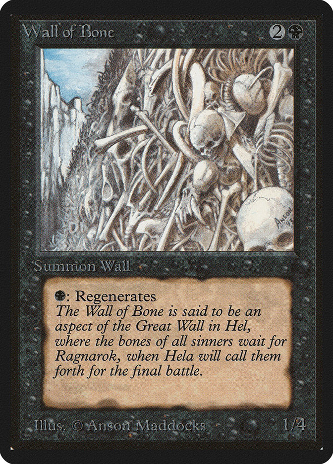 Wall of Bone [Beta Edition] | Jomio and Rueliete's Cards and Comics