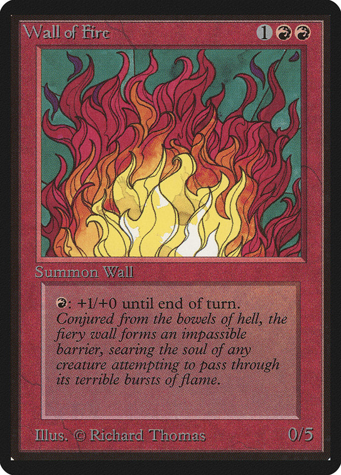 Wall of Fire [Beta Edition] | Jomio and Rueliete's Cards and Comics