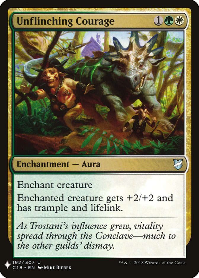 Unflinching Courage [Mystery Booster] | Jomio and Rueliete's Cards and Comics