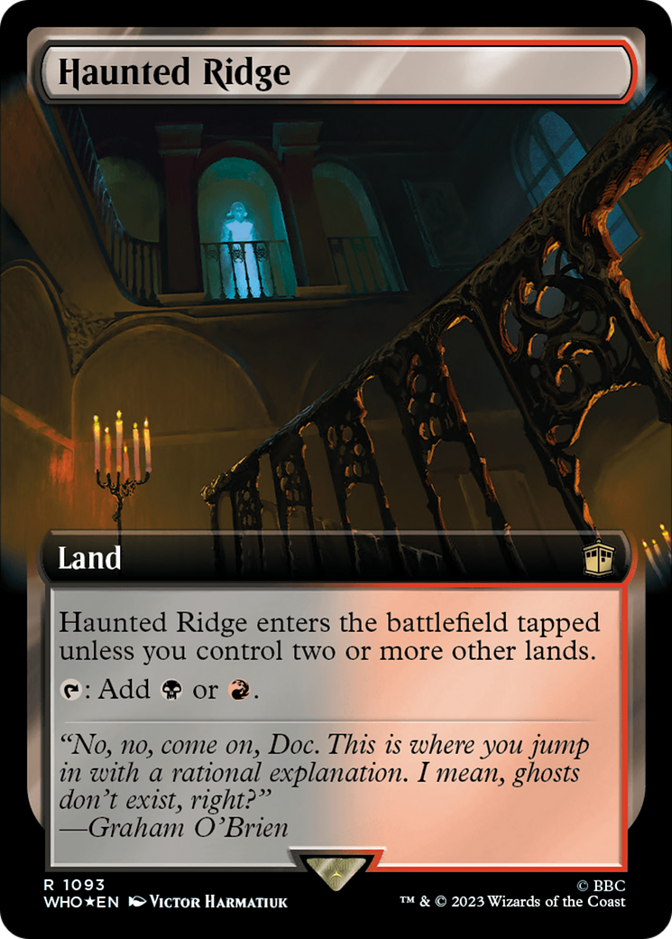Haunted Ridge (Extended Art) (Surge Foil) [Doctor Who] | Jomio and Rueliete's Cards and Comics