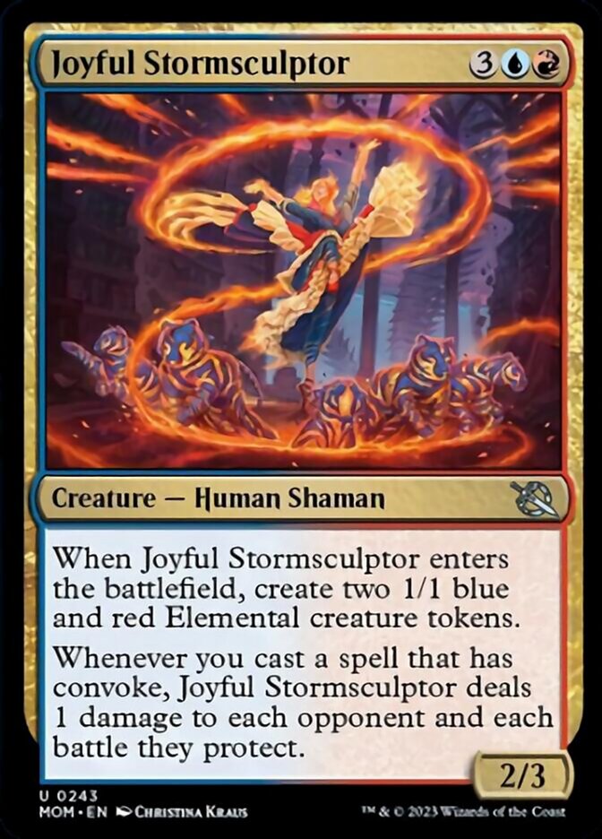 Joyful Stormsculptor [March of the Machine] | Jomio and Rueliete's Cards and Comics