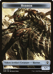 Horror // The Monarch Double-Sided Token [Commander Legends Tokens] | Jomio and Rueliete's Cards and Comics