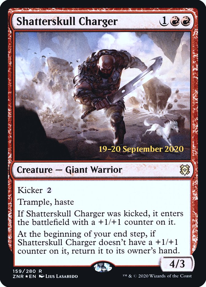 Shatterskull Charger [Zendikar Rising Prerelease Promos] | Jomio and Rueliete's Cards and Comics