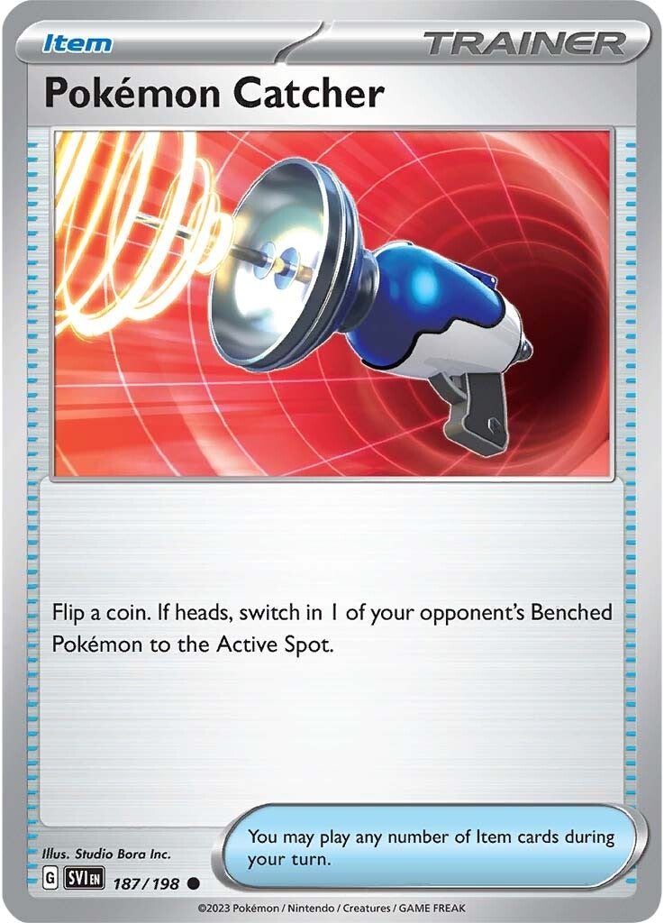Pokemon Catcher (187/198) [Scarlet & Violet: Base Set] | Jomio and Rueliete's Cards and Comics