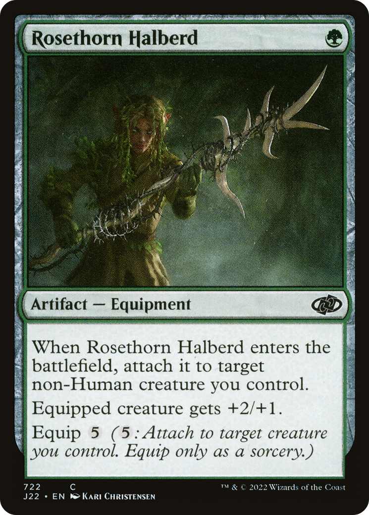 Rosethorn Halberd [Jumpstart 2022] | Jomio and Rueliete's Cards and Comics