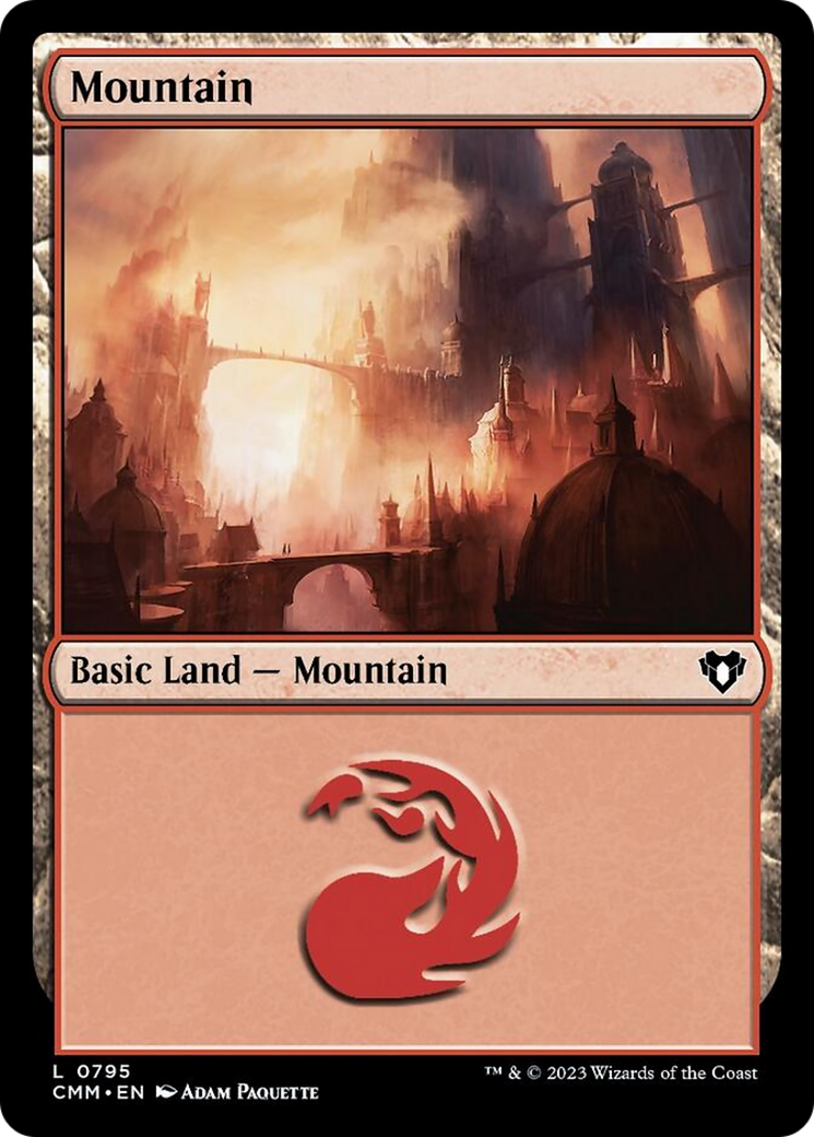 Mountain (795) [Commander Masters] | Jomio and Rueliete's Cards and Comics