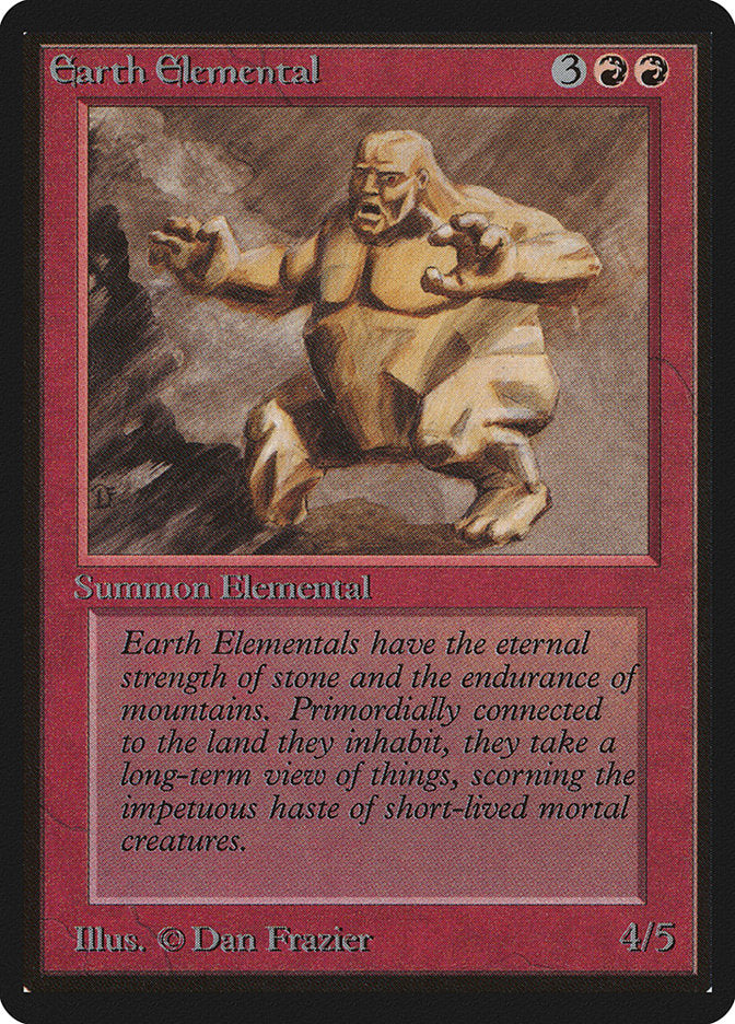 Earth Elemental [Beta Edition] | Jomio and Rueliete's Cards and Comics
