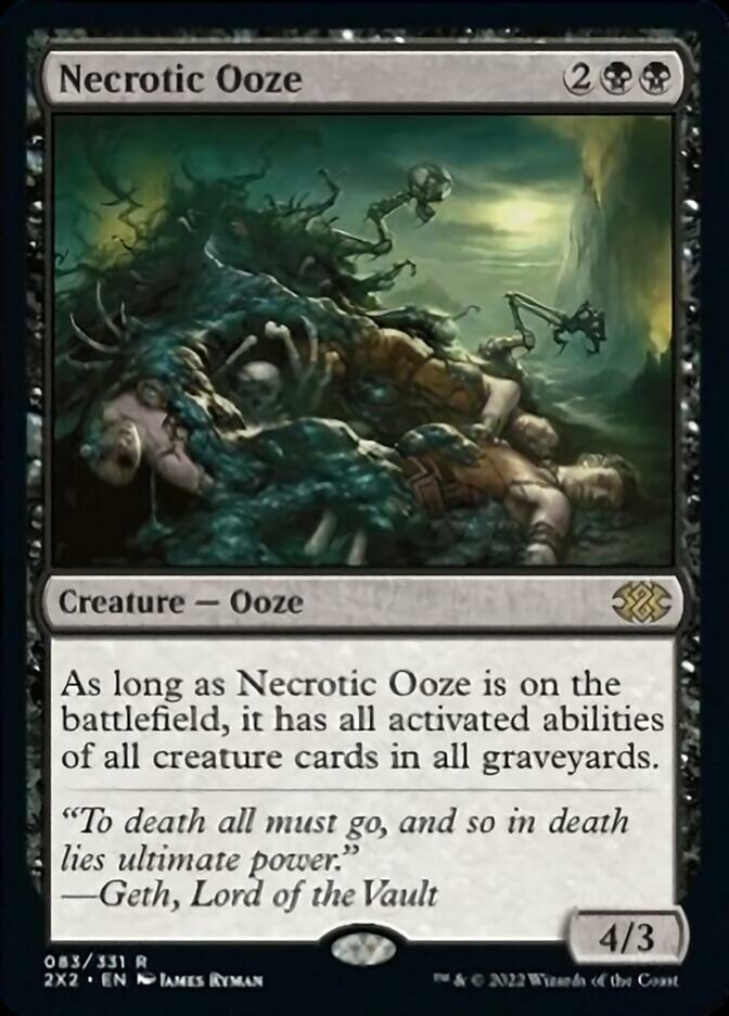 Necrotic Ooze [Double Masters 2022] | Jomio and Rueliete's Cards and Comics