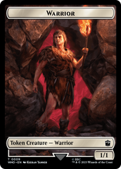 Warrior // Clue (0021) Double-Sided Token [Doctor Who Tokens] | Jomio and Rueliete's Cards and Comics