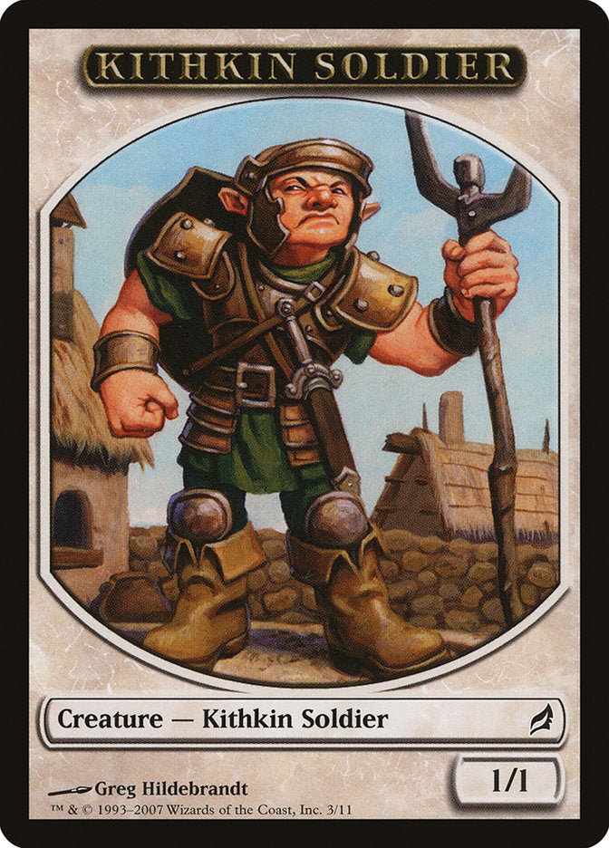 Kithkin Soldier Token [Lorwyn Tokens] | Jomio and Rueliete's Cards and Comics