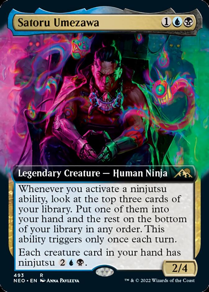 Satoru Umezawa (Extended Art) [Kamigawa: Neon Dynasty] | Jomio and Rueliete's Cards and Comics