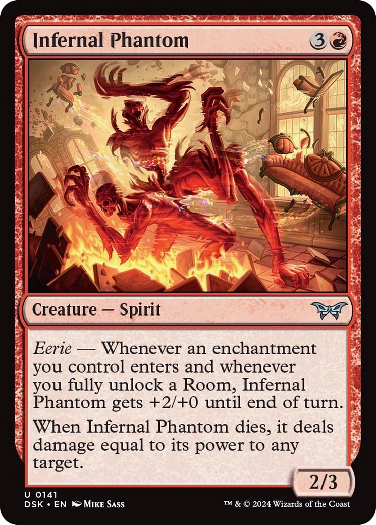 Infernal Phantom [Duskmourn: House of Horror] | Jomio and Rueliete's Cards and Comics