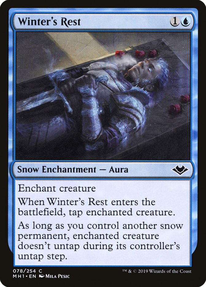 Winter's Rest [Modern Horizons] | Jomio and Rueliete's Cards and Comics
