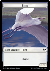 Copy (54) // Bird Double-Sided Token [Commander Masters Tokens] | Jomio and Rueliete's Cards and Comics