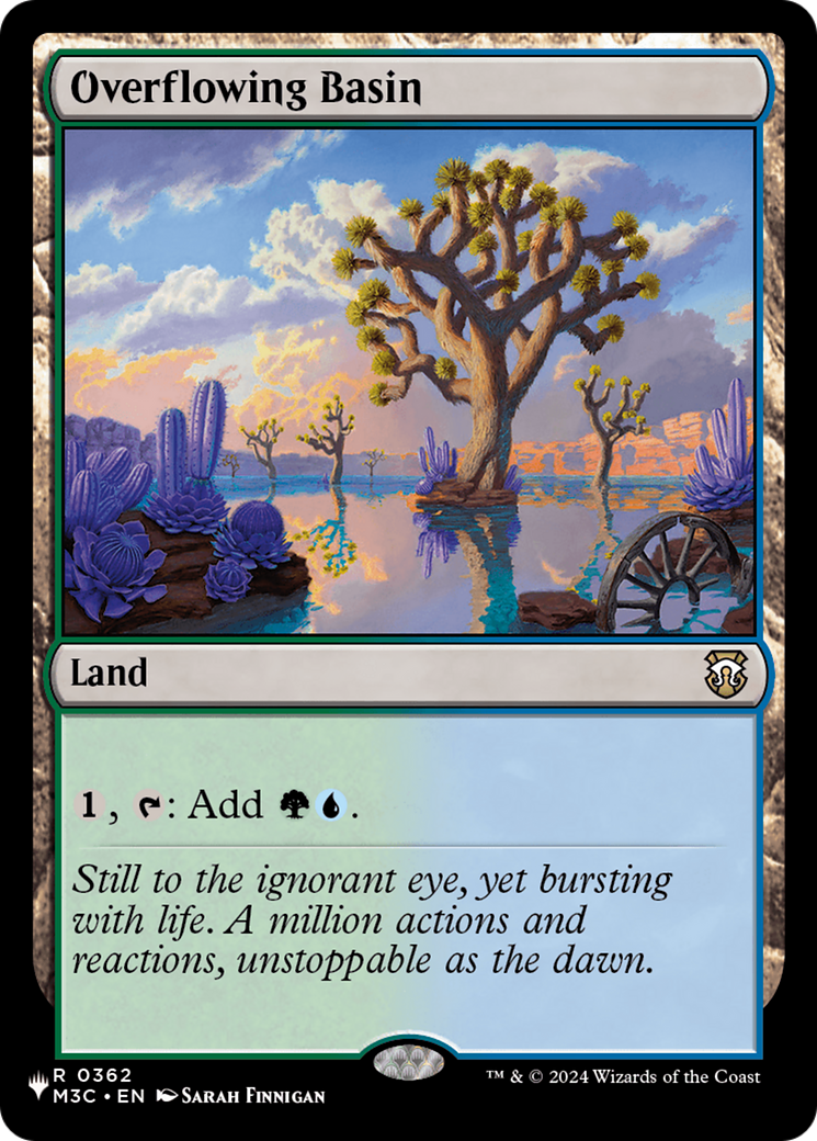 Overflowing Basin (M3C) [The List] | Jomio and Rueliete's Cards and Comics