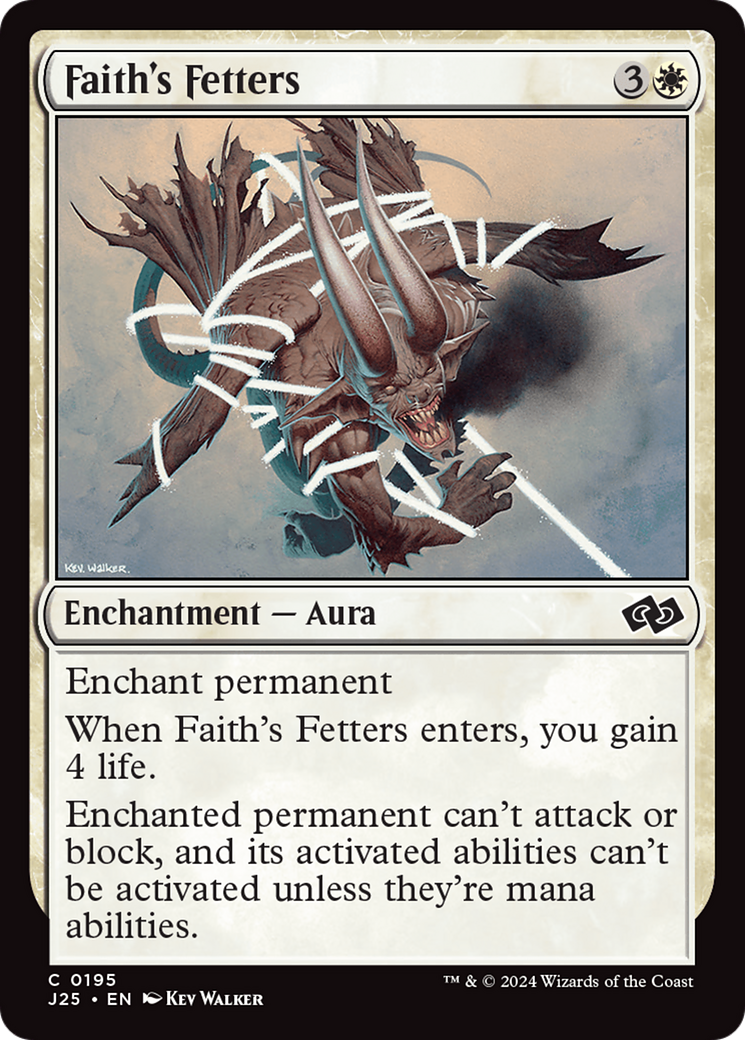 Faith's Fetters [Foundations Jumpstart] | Jomio and Rueliete's Cards and Comics