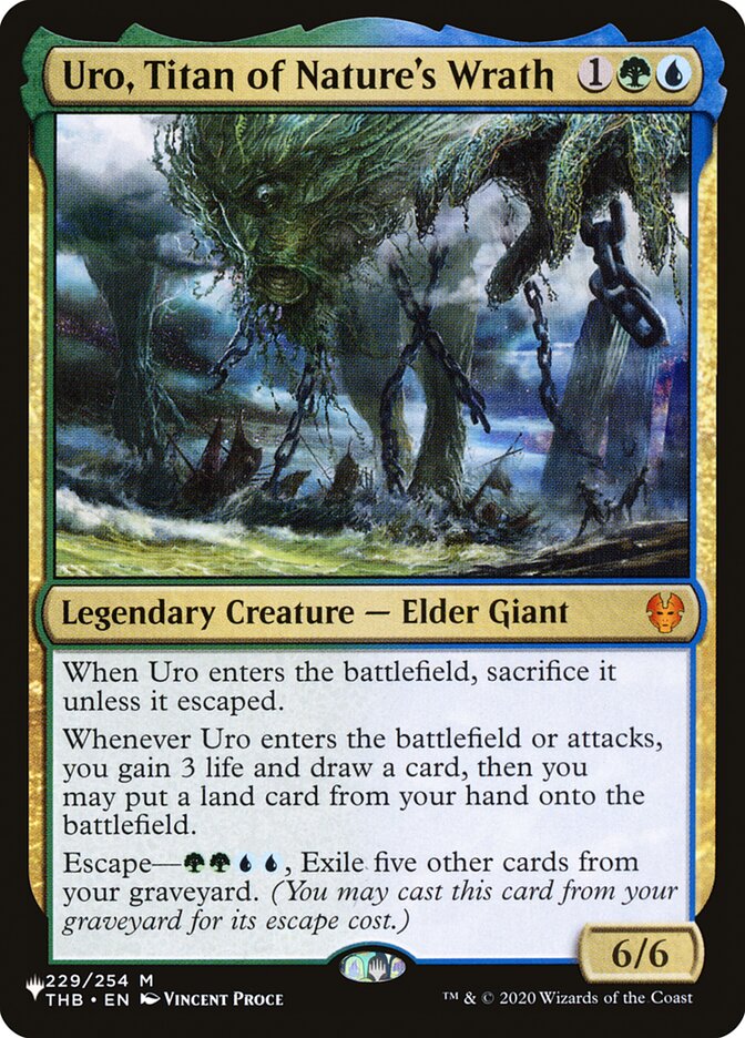 Uro, Titan of Nature's Wrath [The List] | Jomio and Rueliete's Cards and Comics