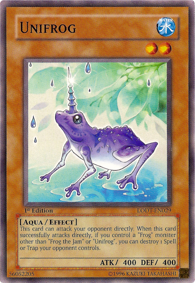 Unifrog [LODT-EN029] Common | Jomio and Rueliete's Cards and Comics