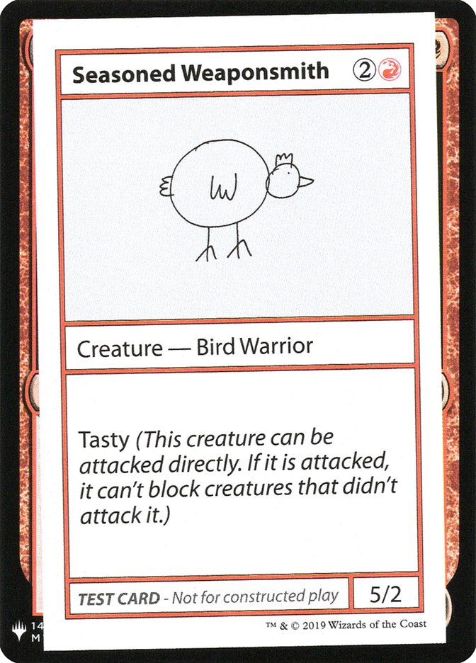 Seasoned Weaponsmith [Mystery Booster Playtest Cards] | Jomio and Rueliete's Cards and Comics