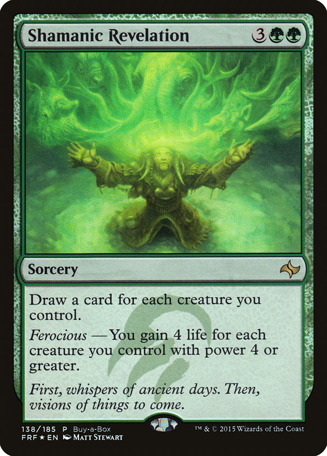 Shamanic Revelation (Buy-A-Box) [Fate Reforged Promos] | Jomio and Rueliete's Cards and Comics