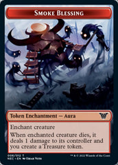 Smoke Blessing // Goblin Double-Sided Token [Kamigawa: Neon Dynasty Commander Tokens] | Jomio and Rueliete's Cards and Comics