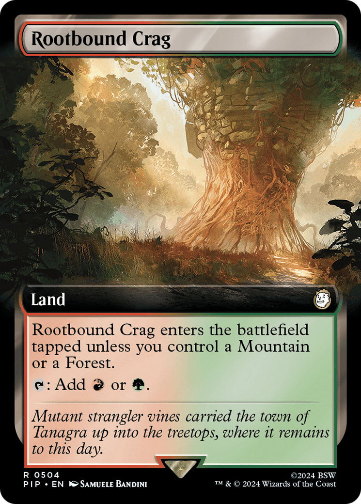 Rootbound Crag (Extended Art) [Fallout] | Jomio and Rueliete's Cards and Comics