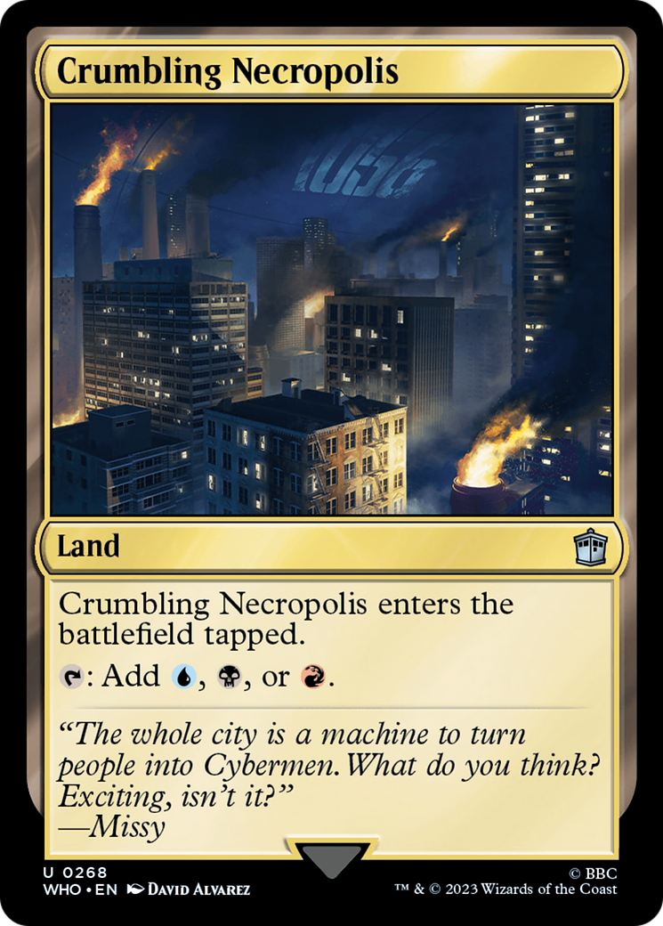 Crumbling Necropolis [Doctor Who] | Jomio and Rueliete's Cards and Comics