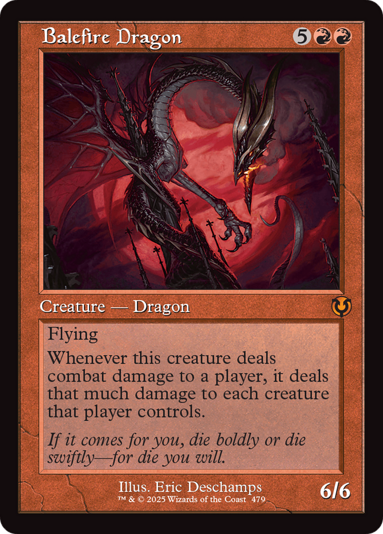 Balefire Dragon (Retro Frame) [Innistrad Remastered] | Jomio and Rueliete's Cards and Comics