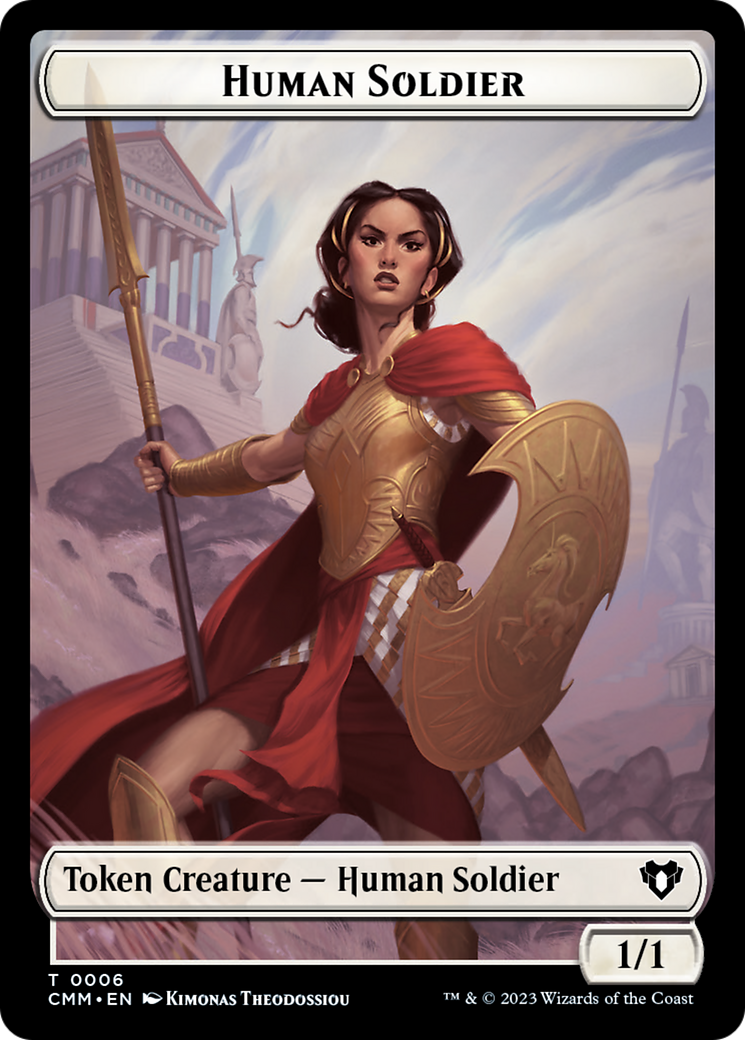 Human Soldier Token [Commander Masters Tokens] | Jomio and Rueliete's Cards and Comics