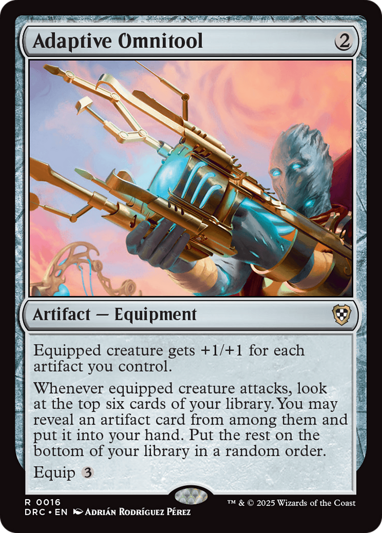 Adaptive Omnitool [Aetherdrift Commander] | Jomio and Rueliete's Cards and Comics