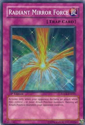 Radiant Mirror Force [FOTB-EN055] Super Rare | Jomio and Rueliete's Cards and Comics