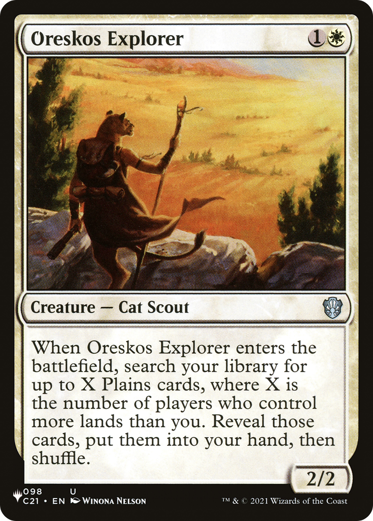 Oreskos Explorer [The List] | Jomio and Rueliete's Cards and Comics