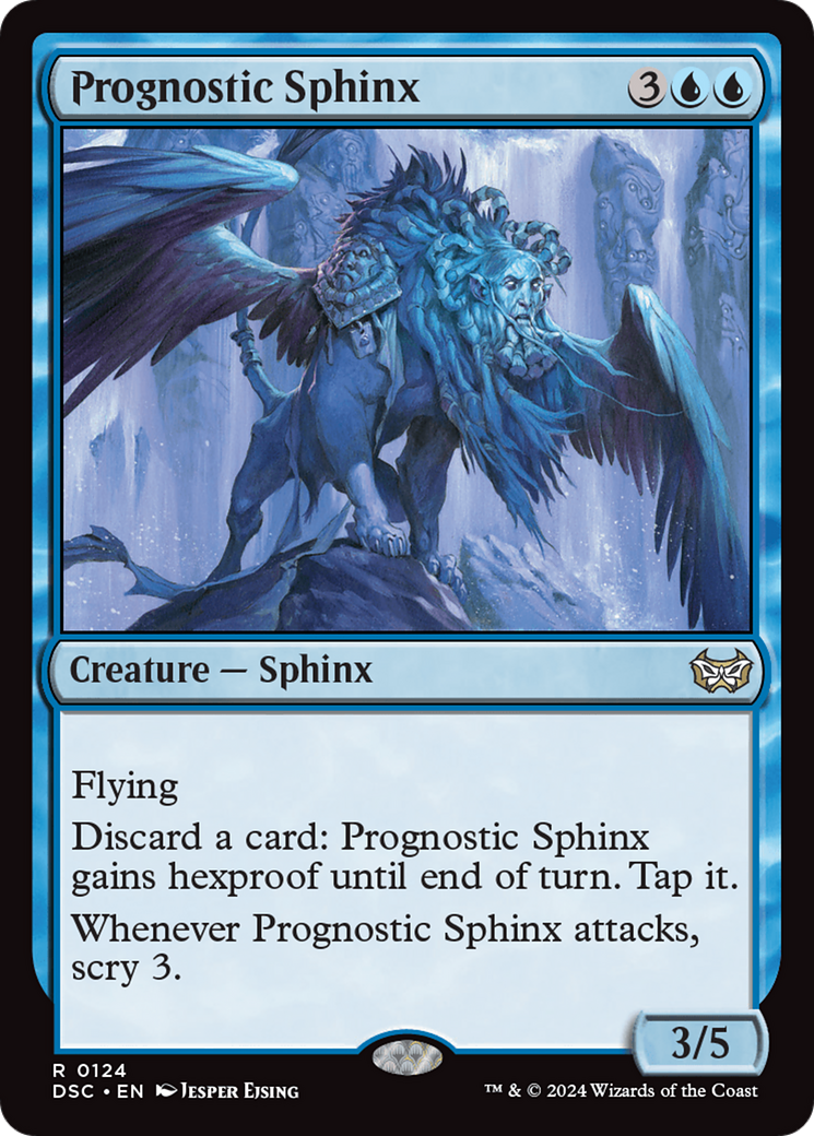Prognostic Sphinx [Duskmourn: House of Horror Commander] | Jomio and Rueliete's Cards and Comics