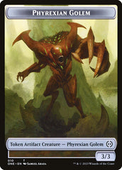 Phyrexian Goblin // Phyrexian Golem Double-Sided Token [Phyrexia: All Will Be One Tokens] | Jomio and Rueliete's Cards and Comics