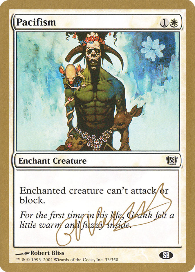 Pacifism (Gabriel Nassif) (SB) [World Championship Decks 2004] | Jomio and Rueliete's Cards and Comics