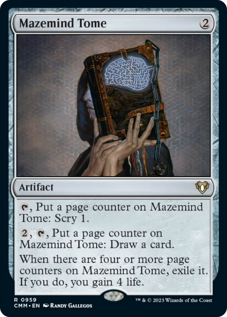 Mazemind Tome [Commander Masters] | Jomio and Rueliete's Cards and Comics