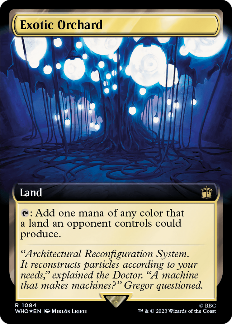 Exotic Orchard (Extended Art) (Surge Foil) [Doctor Who] | Jomio and Rueliete's Cards and Comics