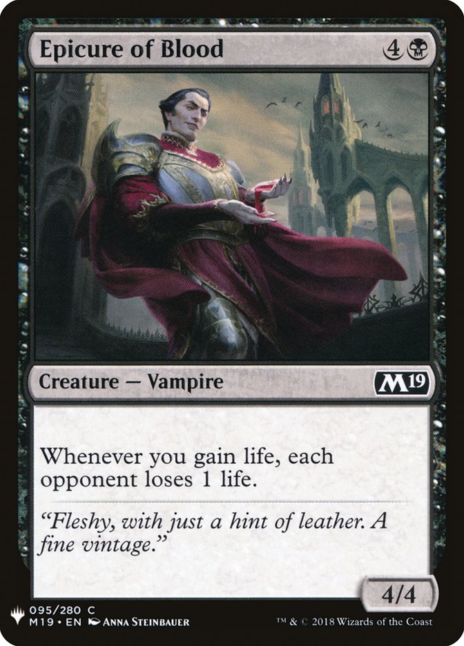 Epicure of Blood [Mystery Booster] | Jomio and Rueliete's Cards and Comics