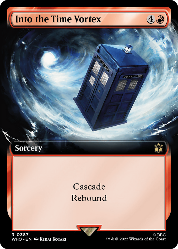 Into the Time Vortex (Extended Art) [Doctor Who] | Jomio and Rueliete's Cards and Comics