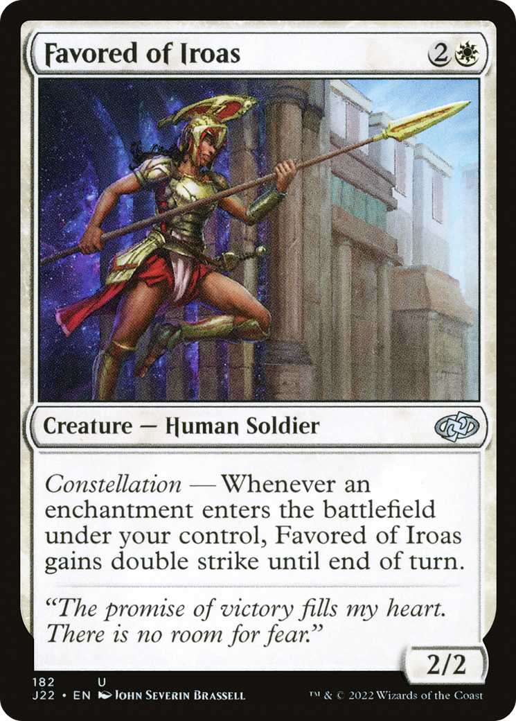 Favored of Iroas [Jumpstart 2022] | Jomio and Rueliete's Cards and Comics