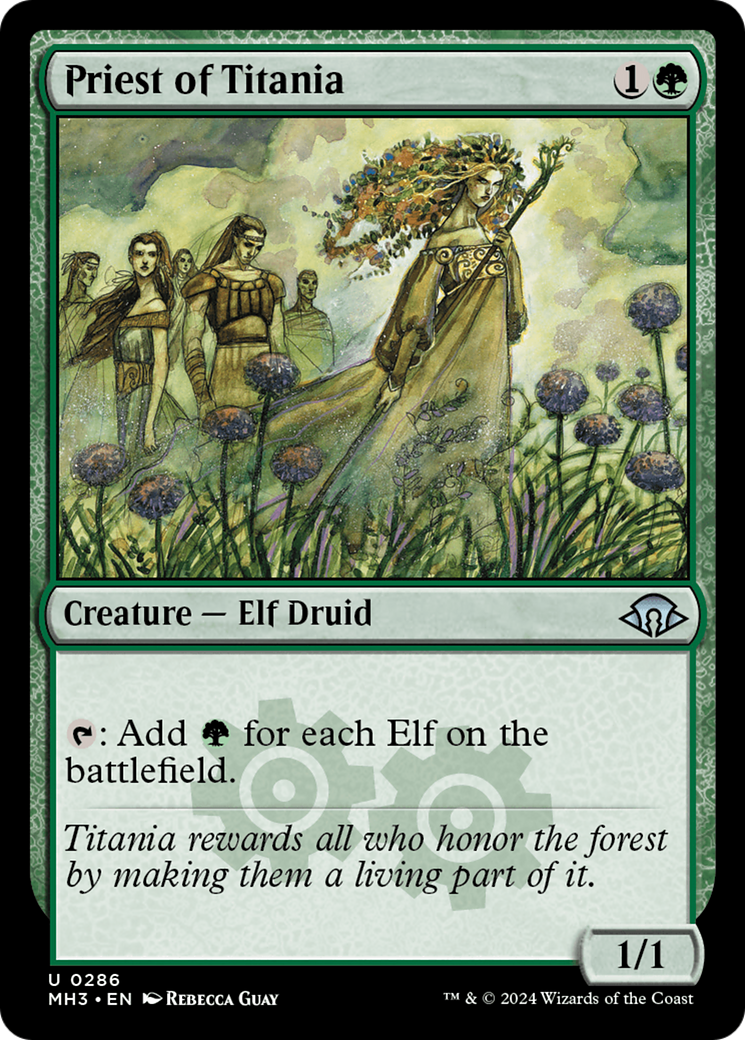 Priest of Titania [Modern Horizons 3] | Jomio and Rueliete's Cards and Comics