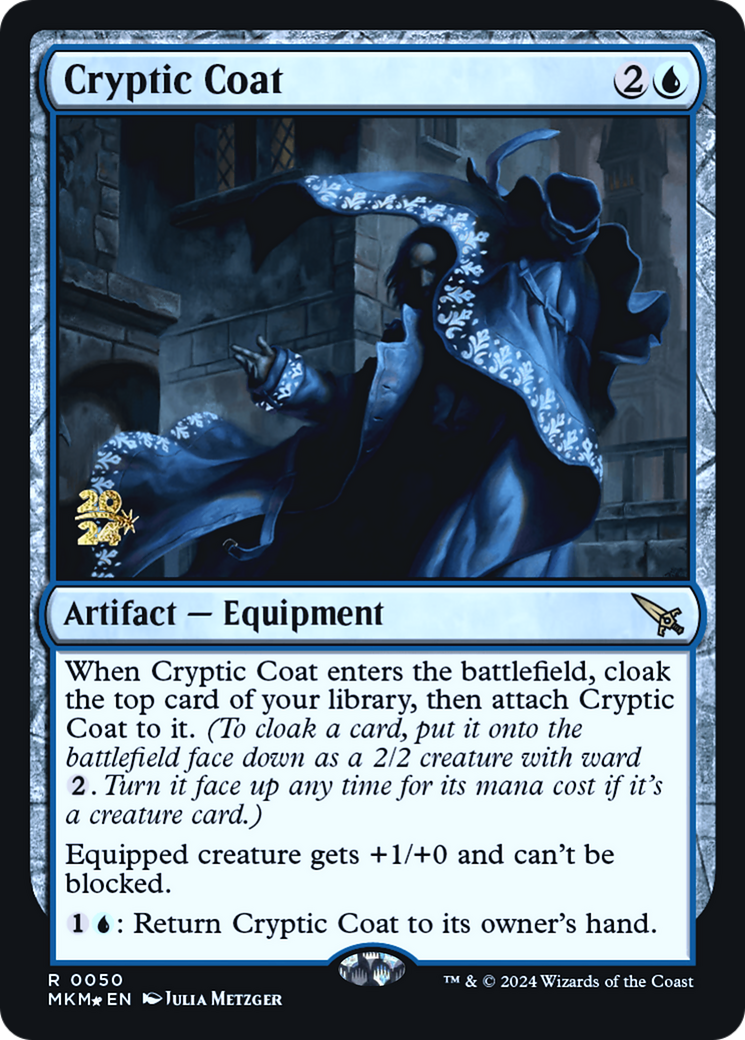 Cryptic Coat [Murders at Karlov Manor Prerelease Promos] | Jomio and Rueliete's Cards and Comics