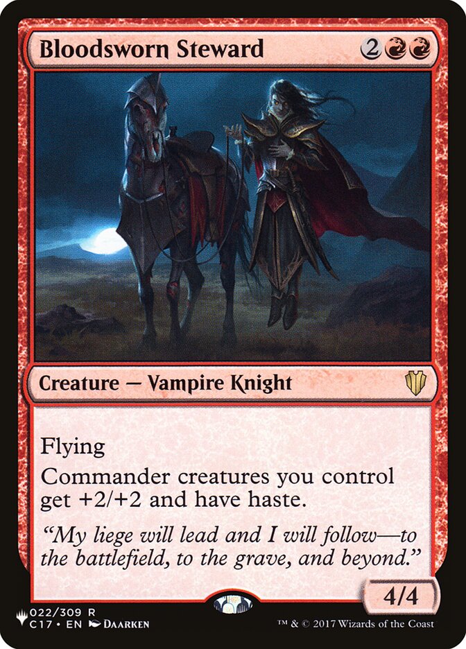 Bloodsworn Steward [Secret Lair: Heads I Win, Tails You Lose] | Jomio and Rueliete's Cards and Comics