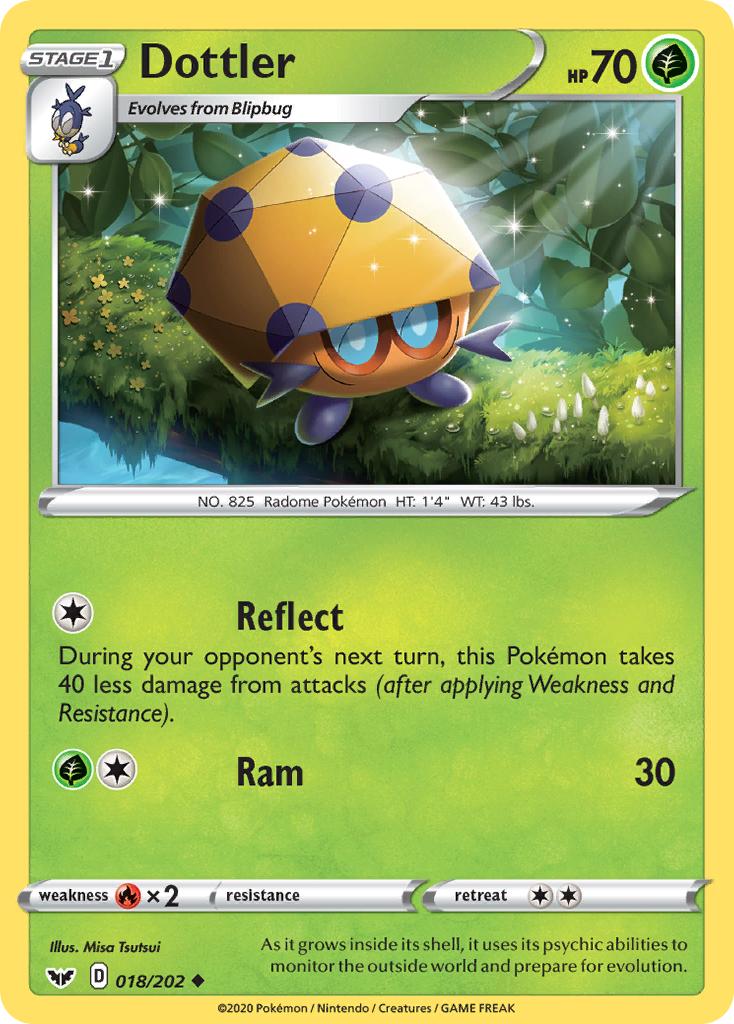 Dottler (018/202) [Sword & Shield: Base Set] | Jomio and Rueliete's Cards and Comics